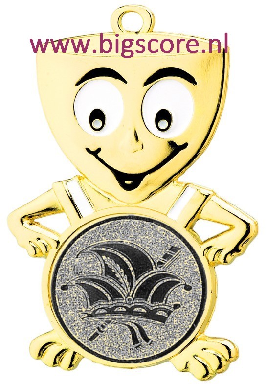 D42a Carnaval medaille Goud Compleet